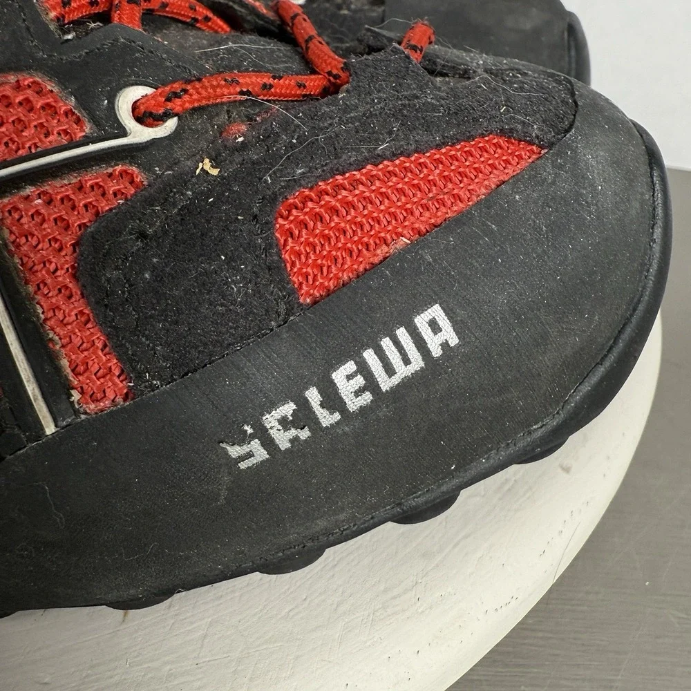 Salewa Gortex Work Shoes Mens 11 Red Black *Small tear on left‎ outer side